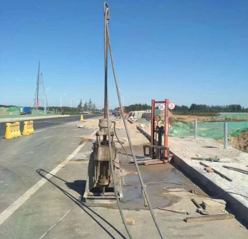 思茅公路高聚物注浆加固
